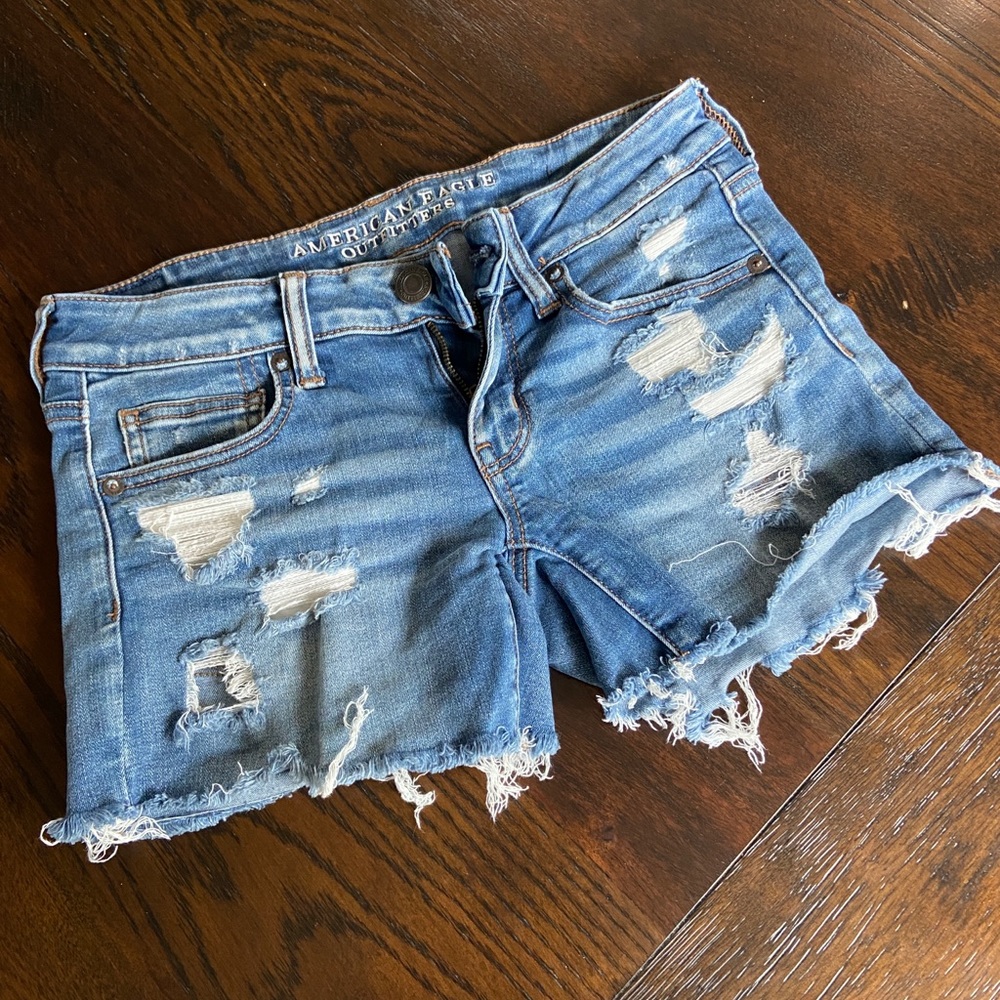 American Eagle Distressed Shorts